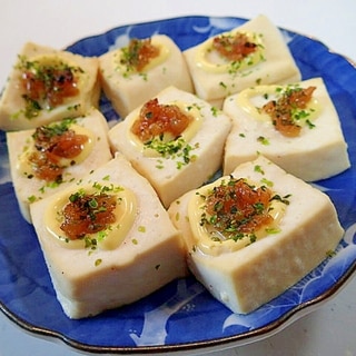 コンベクションオーブンで　味噌マヨ風味の焼き豆腐